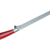 Coltellerie Berti Collezione Cucina Salmon Knife Plexiglas Rosso Kulle 26 cm | 3D Gravur Konfigurator | 10