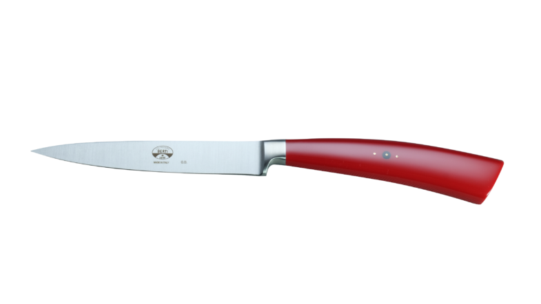Coltellerie Berti Collezione Cucina Office Knife Plexiglass Rossa 11,5 cm