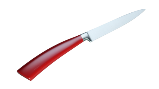 Coltellerie Berti Collezione Cucina Office Knife Plexiglass Rossa 11,5 cm | 3D Gravur Konfigurator | 8