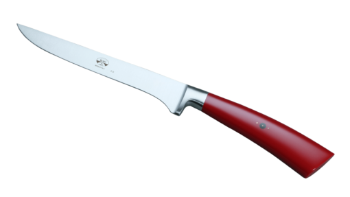 Coltellerie Berti Collezione Cucina Boning knife Plexiglass Rosso 16 cm | 3D Gravur Konfigurator | 3
