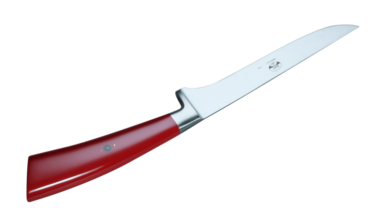 Coltellerie Berti Collezione Cucina Boning knife Plexiglass Rosso 16 cm | 3D Gravur Konfigurator | 10