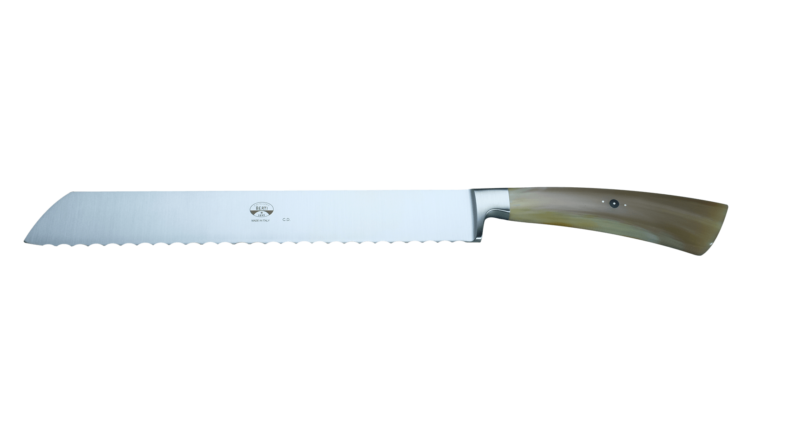 Coltellerie Berti Collezione Cucina Bread knife buffalo horn 22 cm