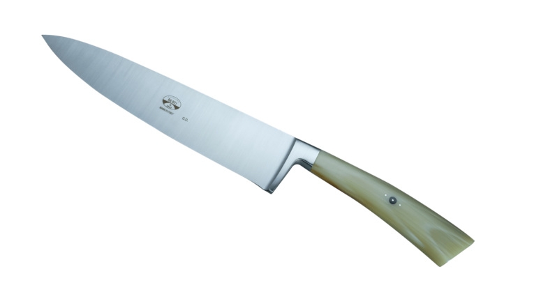 Coltellerie Berti Collezione Cucina Chef's knife buffalo horn 20 cm | 3D Gravur Konfigurator | 6