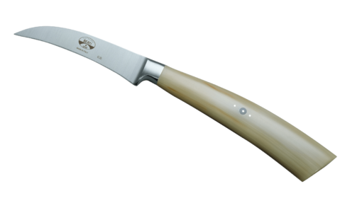 Coltellerie Berti Collezione Cucina Peeling knife Buffalo horn 7 cm | 3D Gravur Konfigurator | 3