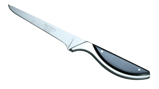 Claude Dozorme Haute Cuisine Acryl noir Boning Knife | 3D Gravur Konfigurator | 3
