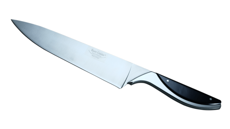 Claude Dozorme Haute Cuisine Acryl noir Chefs knife 26 cm | 3D Gravur Konfigurator | 7