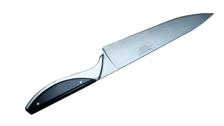 Claude Dozorme Haute Cuisine Acryl noir Chefs knife 26 cm | 3D Gravur Konfigurator | 18