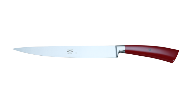 Berti und die Messer der Plexiglass Rosso Serie | 3D Gravur Konfigurator | 3
