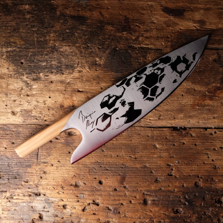 Kitchen knife engraving from idea to design | 3D Gravur Konfigurator | 10
