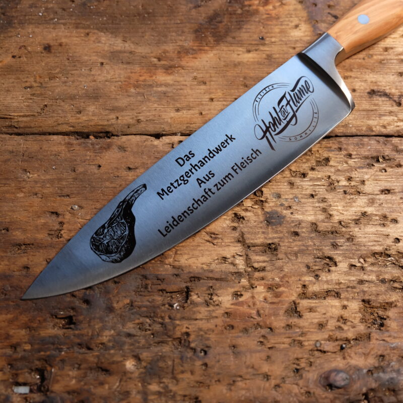 The knife design for Dominik Hohl | 3D Gravur Konfigurator | 3