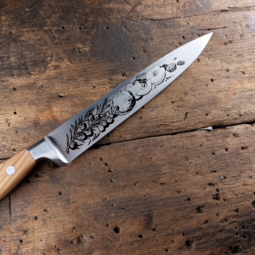 Andreas Widmann fillet knife 18 cm flexible | 3D Gravur Konfigurator | 7