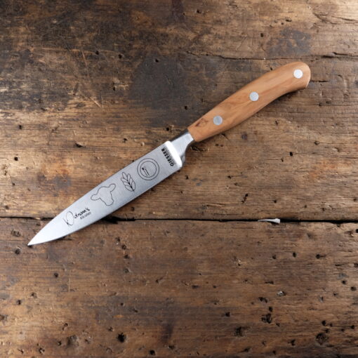 Andreas Widmann paring knife 10cm olive | 3D Gravur Konfigurator | 5
