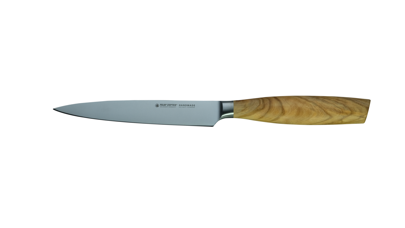 Olive wood mediterranean flair for kitchen knives | 3D Gravur Konfigurator | 13