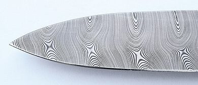 Damascus steel kitchen knives from Japan | 3D Gravur Konfigurator | 7