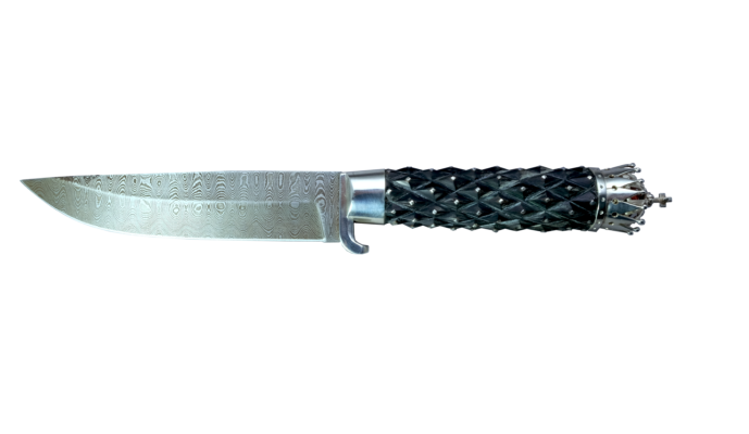 Damascus, big fake with kitchen knives | 3D Gravur Konfigurator | 6