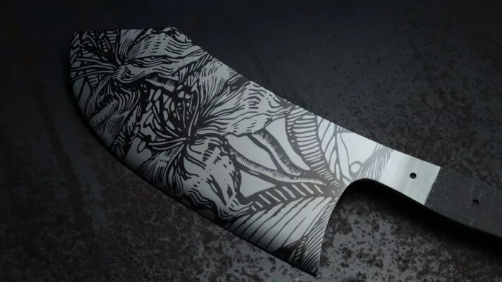 Knife Laser Engraving-Images Design Graphic | 3D Gravur Konfigurator | 5