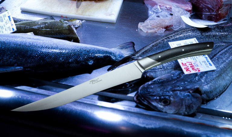 Carving knife Touring knife Filleting knife | 3D Gravur Konfigurator | 5