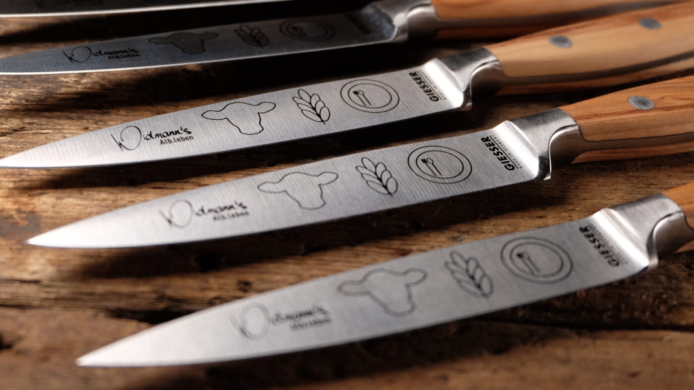 Das perfekte Werbemittel ein Messer Branding | 3D Gravur Konfigurator | 30