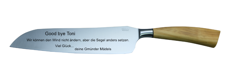 Das Toni Christiansen Goodbye Deutschland Messer | 3D Gravur Konfigurator | 8
