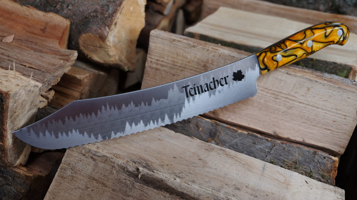 The mineral water Teinach knife design | 3D Gravur Konfigurator | 1