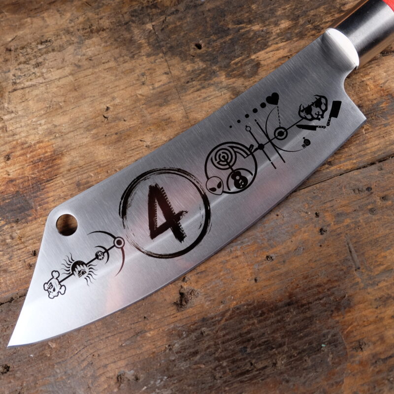 A kitchen knife with engraving is the gift | 3D Gravur Konfigurator | 1