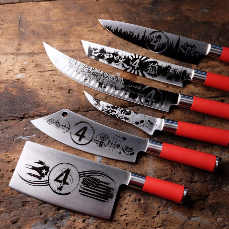 A kitchen knife with engraving is the gift | 3D Gravur Konfigurator | 3