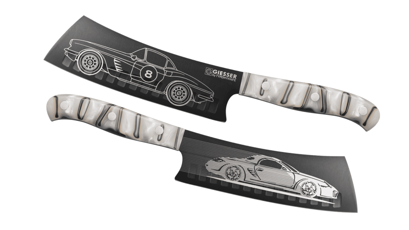 Sport Design by Giesser Black DiamondCut knives | 3D Gravur Konfigurator | 9